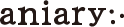 aniary